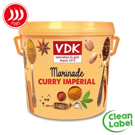 Marinade curry impérial 4.5kg pour professionnels – viandes blanches