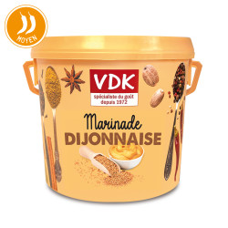 Marinade Dijonaise 5kg pour professionnels – moutarde & épices