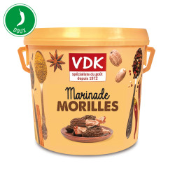 Marinade morilles 4.5kg pour professionnels – riche en morilles