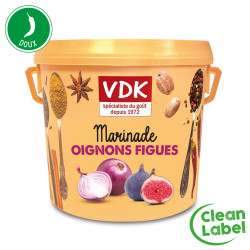 Marinade oignons figues 4.5kg pour professionnels – sucré salé pour volaille