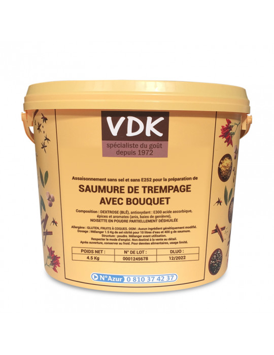 SAUMURE DE TREMPAGE