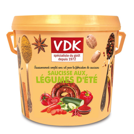 SAUCISSE AUX LÉGUMES D’ÉTÉ